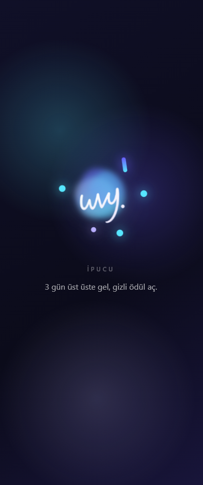 WivyGo uygulamasının ipucu ekranı